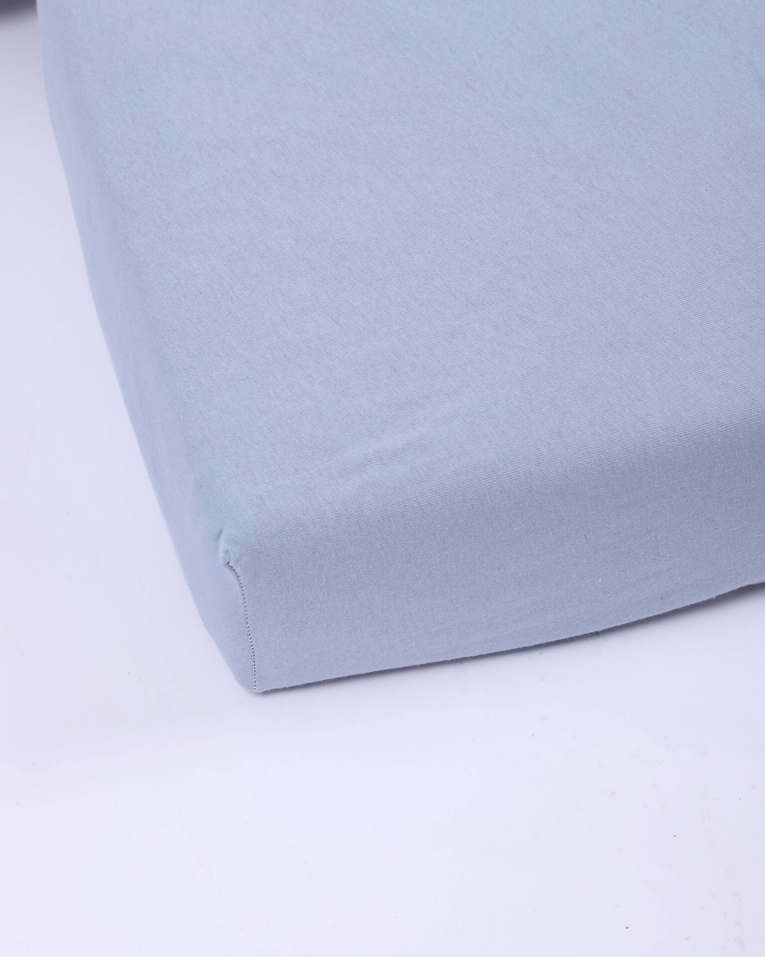 Penye Bebek Lastikli Çarşaf %100 Pamuk Mavi