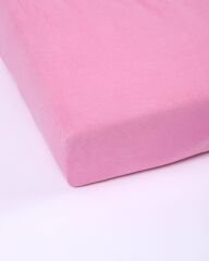 Penye Bebek Lastikli Çarşaf %100 Pamuk Pembe