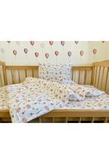 Bebek Nevresim Takımı %100 Pamuk Unicorn 70x110