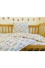 Park Yatak Bebek Nevresim Takımı %100 Pamuk Kral Ayı 70x110